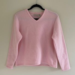 L.L Bean Light Pink Plush Long Sleeve Shirt!